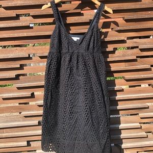 Vince Black Eyelet Sundress